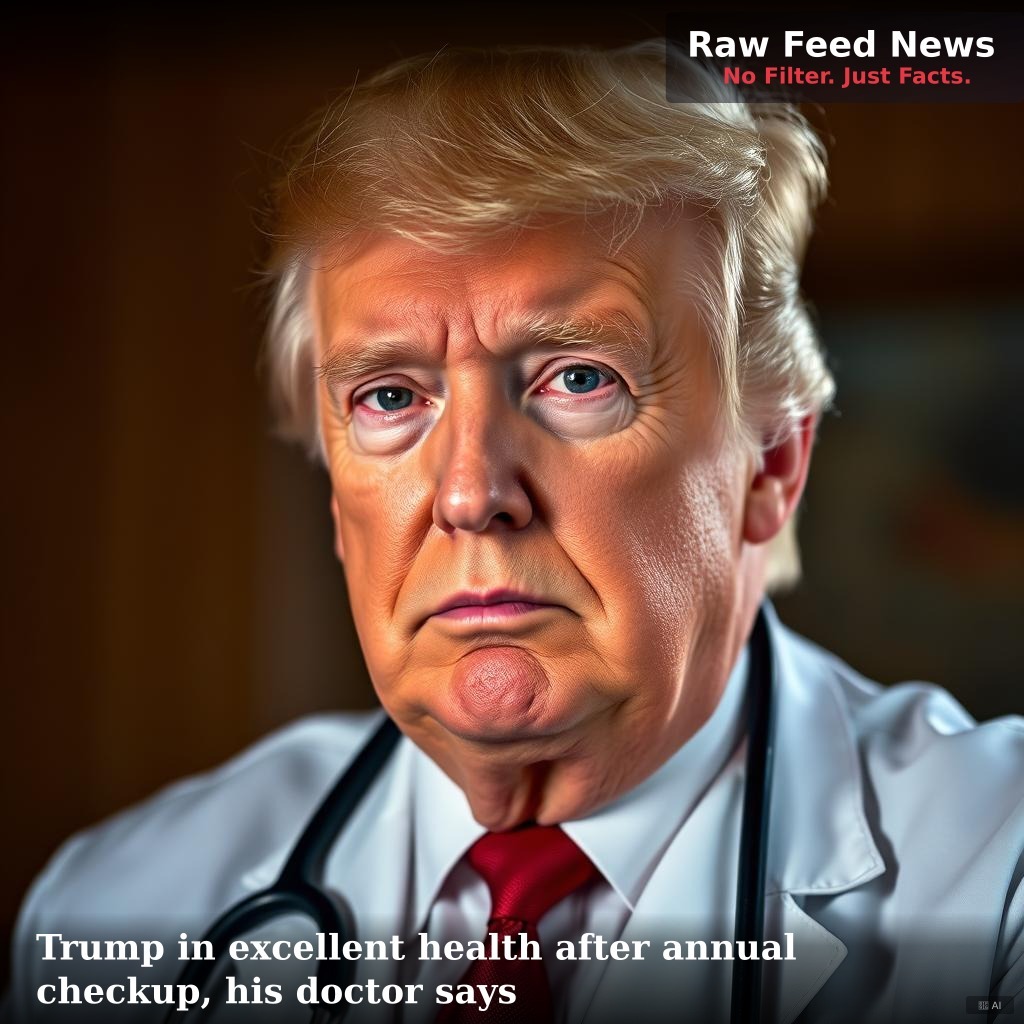 Trump in excellent health after annual checkup, his doctor says