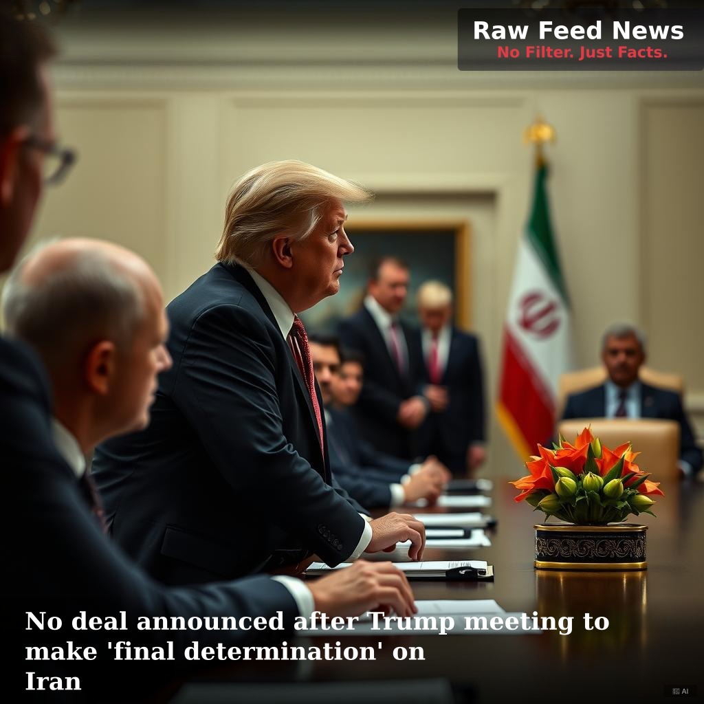 No deal announced after Trump meeting to make 'final determination' on Iran