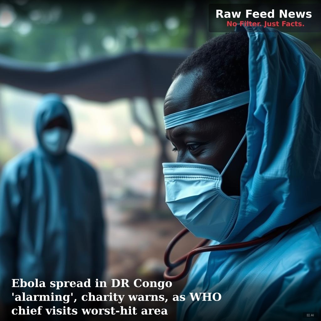 Ebola spread in DR Congo 'alarming', charity warns, as WHO chief visits worst-hit area