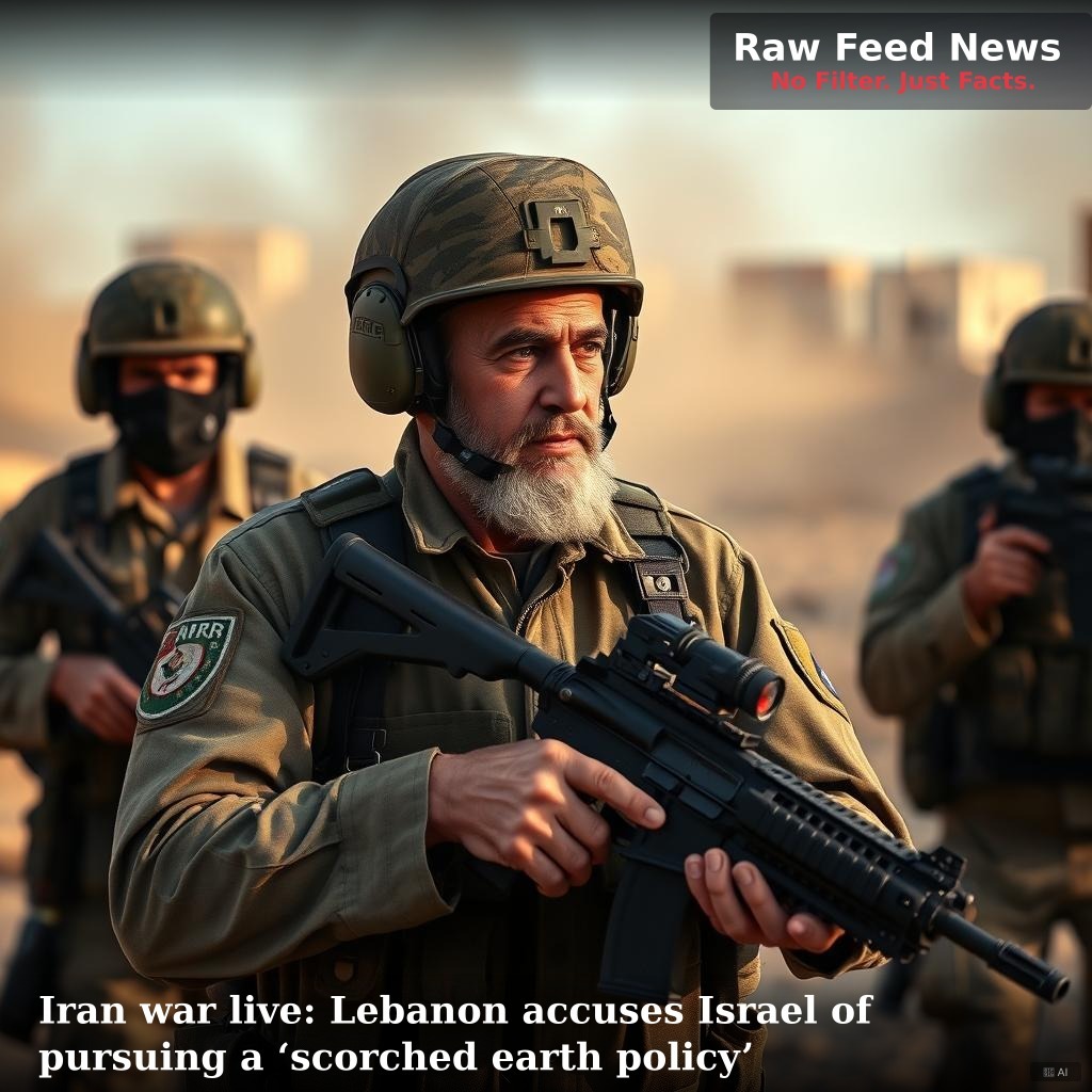Iran war live: Lebanon accuses Israel of pursuing a ‘scorched earth policy’