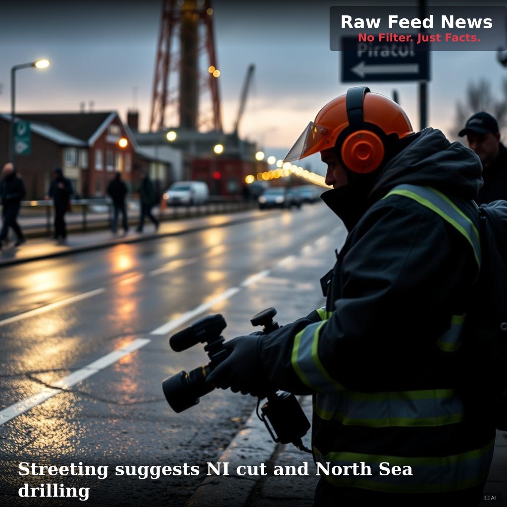 Streeting suggests NI cut and North Sea drilling
