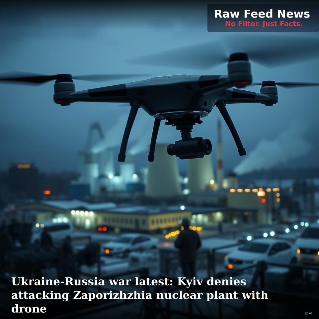 Ukraine-Russia war latest: Kyiv denies attacking Zaporizhzhia nuclear plant with drone