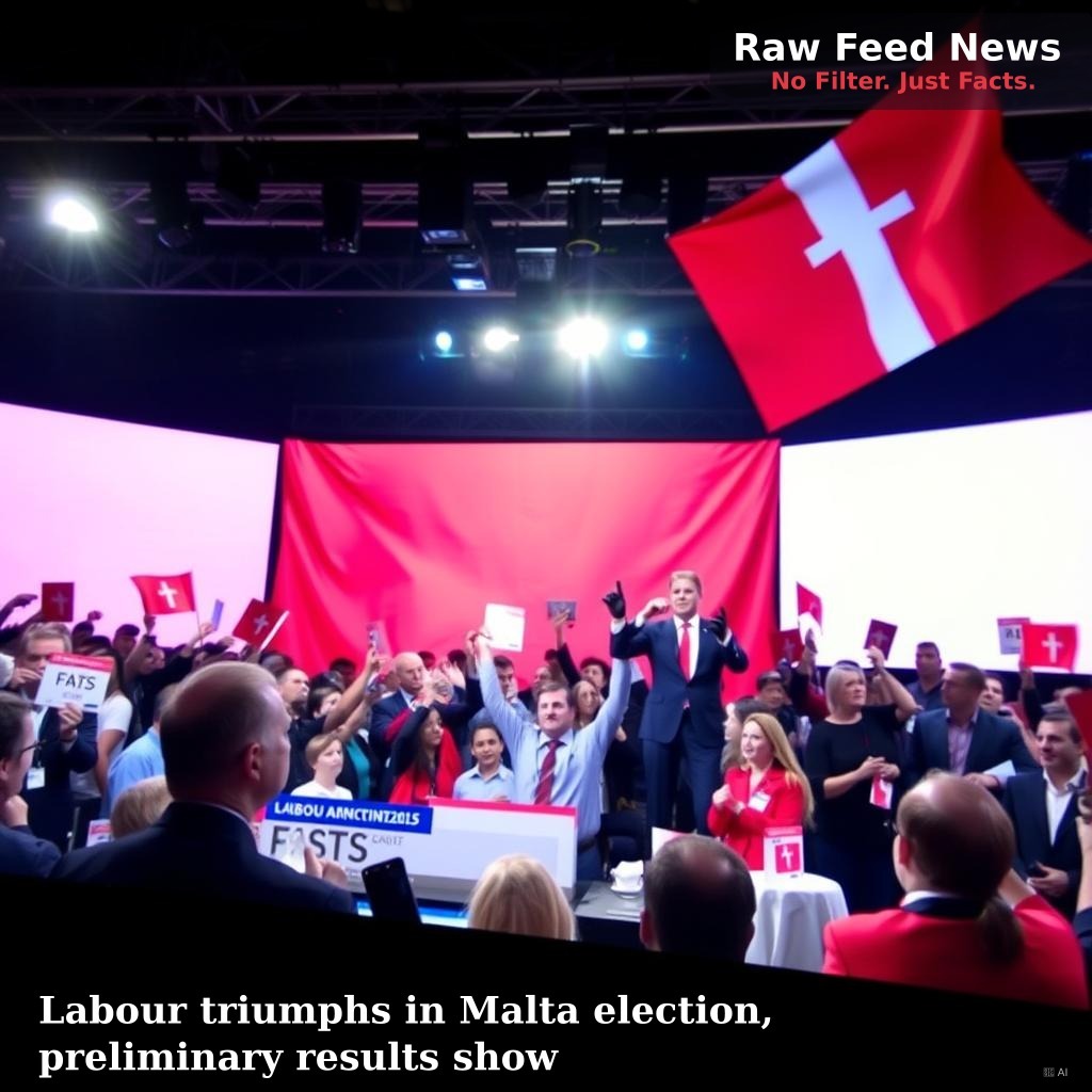 Labour triumphs in Malta election, preliminary results show