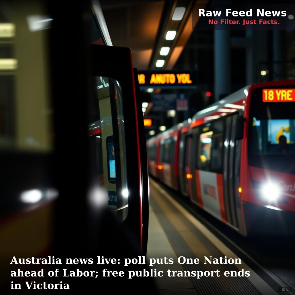 Australia news live: poll puts One Nation ahead of Labor; free public transport ends in Victoria