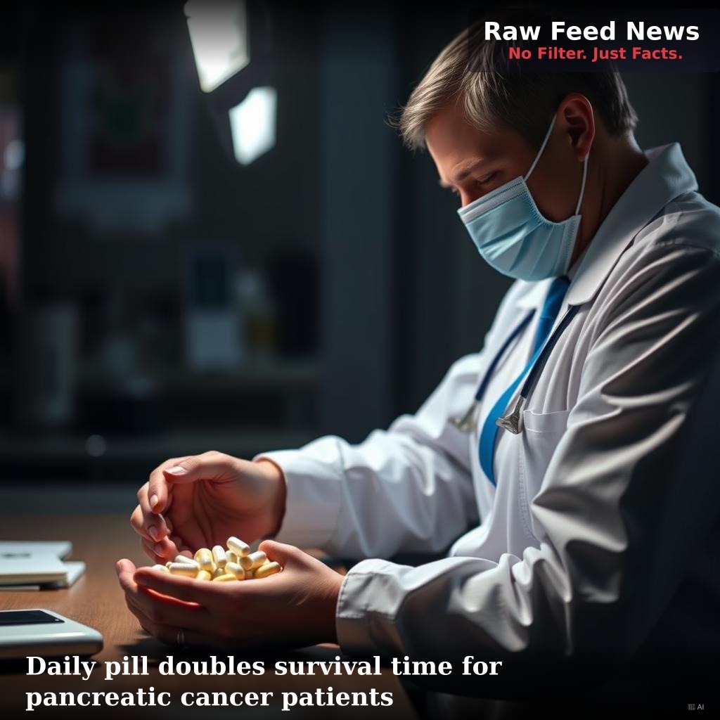 Daily pill doubles survival time for pancreatic cancer patients