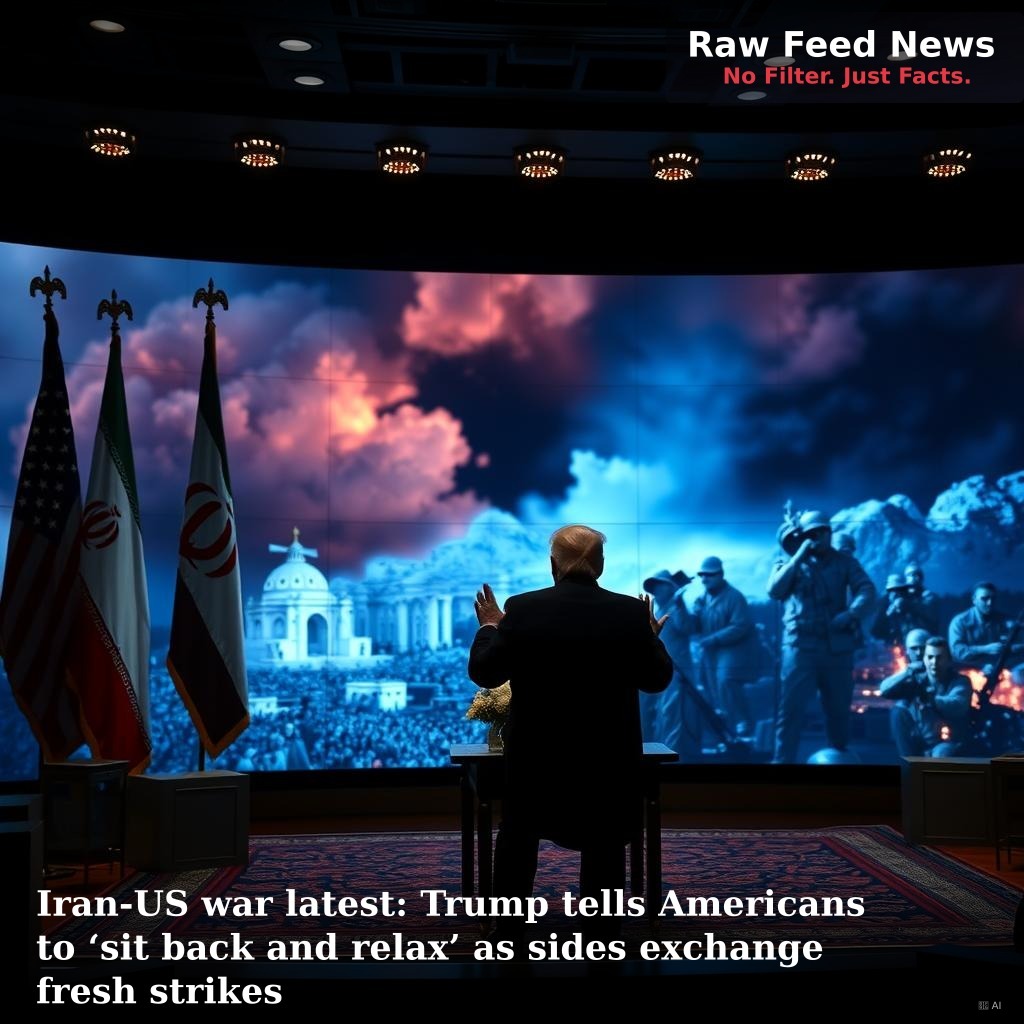 Iran-US war latest: Trump tells Americans to ‘sit back and relax’ as sides exchange fresh strikes
