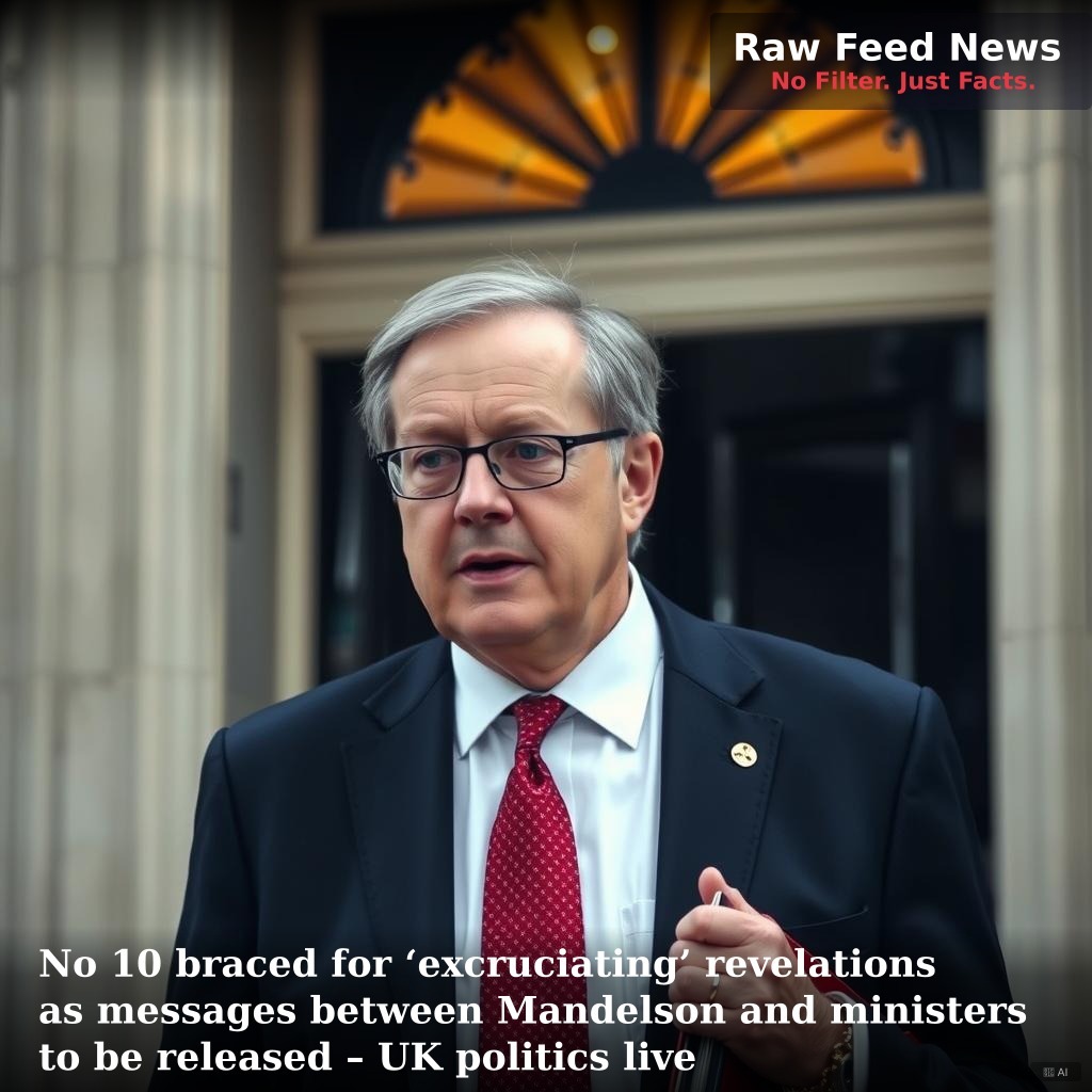 No 10 braced for ‘excruciating’ revelations as messages between Mandelson and ministers to be released – UK politics live