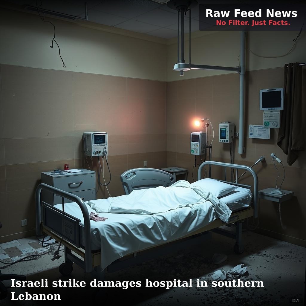 Israeli strike damages hospital in southern Lebanon