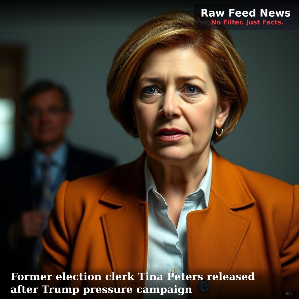 Former election clerk Tina Peters released after Trump pressure campaign