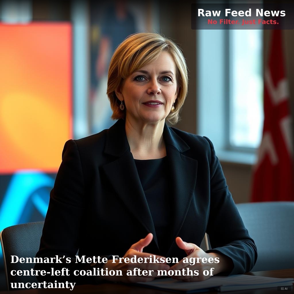 Denmark’s Mette Frederiksen agrees centre-left coalition after months of uncertainty