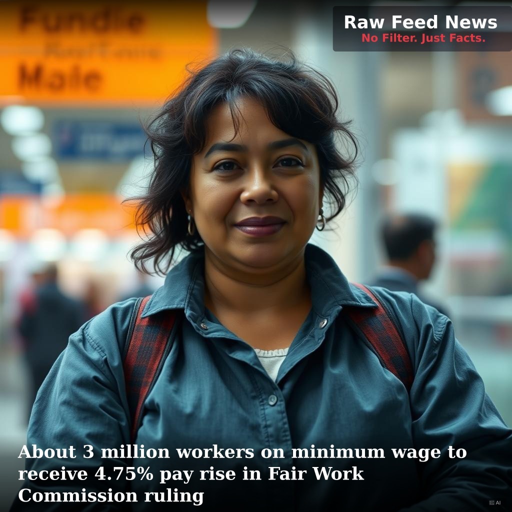 About 3 million workers on minimum wage to receive 4.75% pay rise in Fair Work Commission ruling