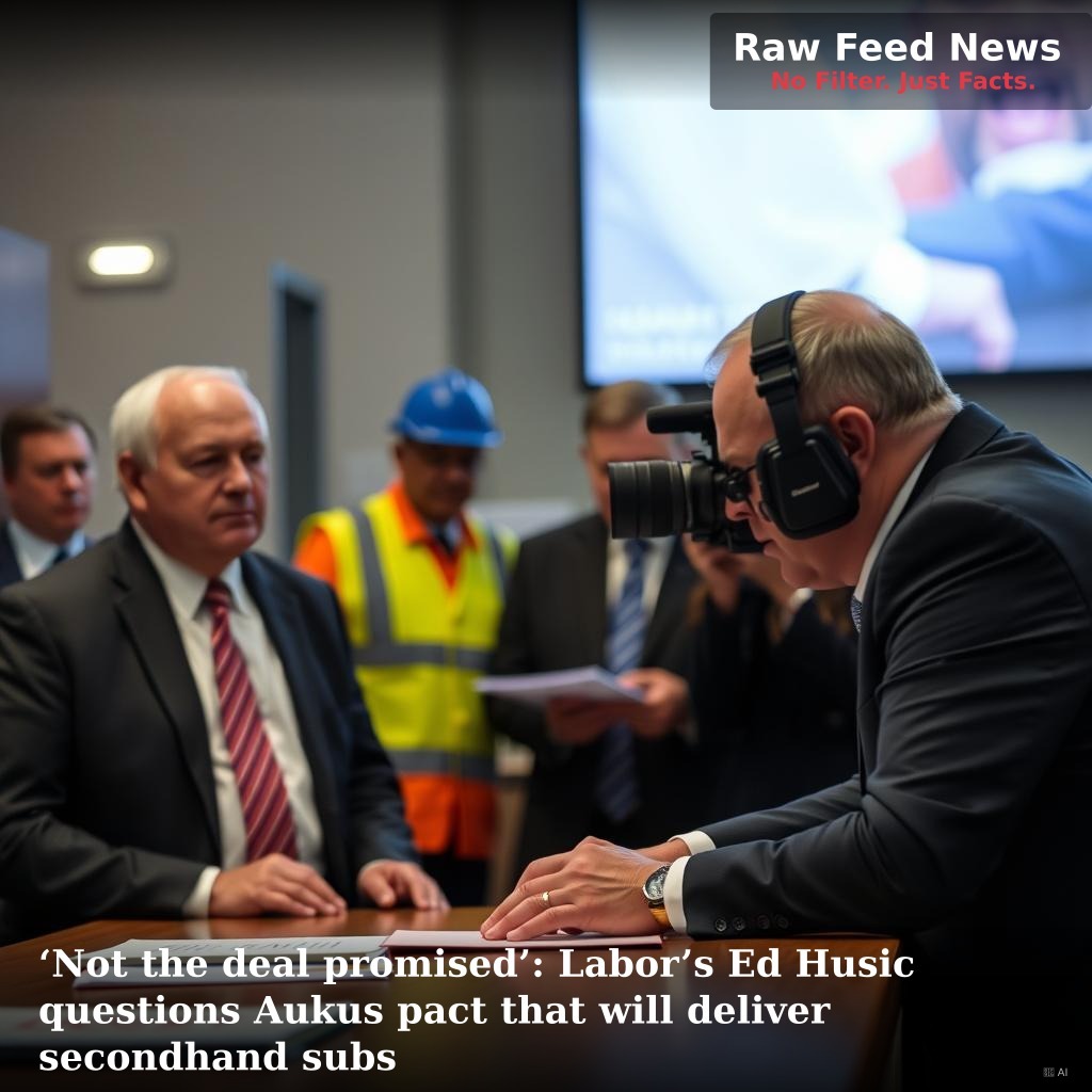 ‘Not the deal promised’: Labor’s Ed Husic questions Aukus pact that will deliver secondhand subs