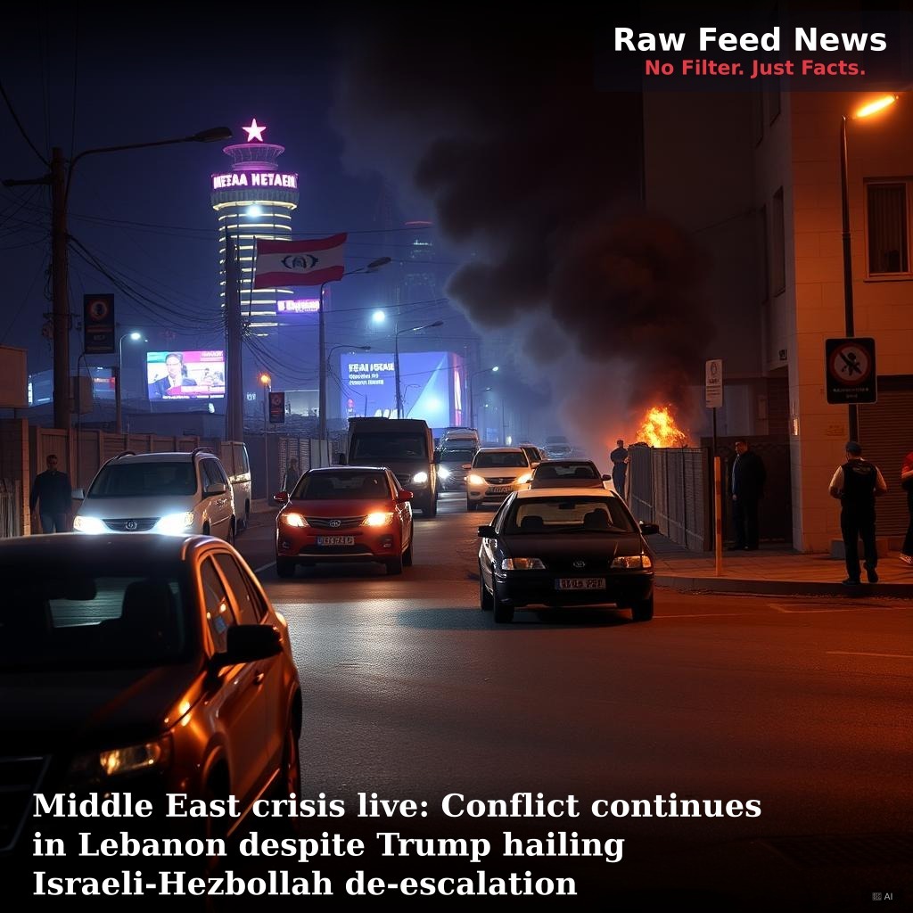 Middle East crisis live: Conflict continues in Lebanon despite Trump hailing Israeli-Hezbollah de-escalation