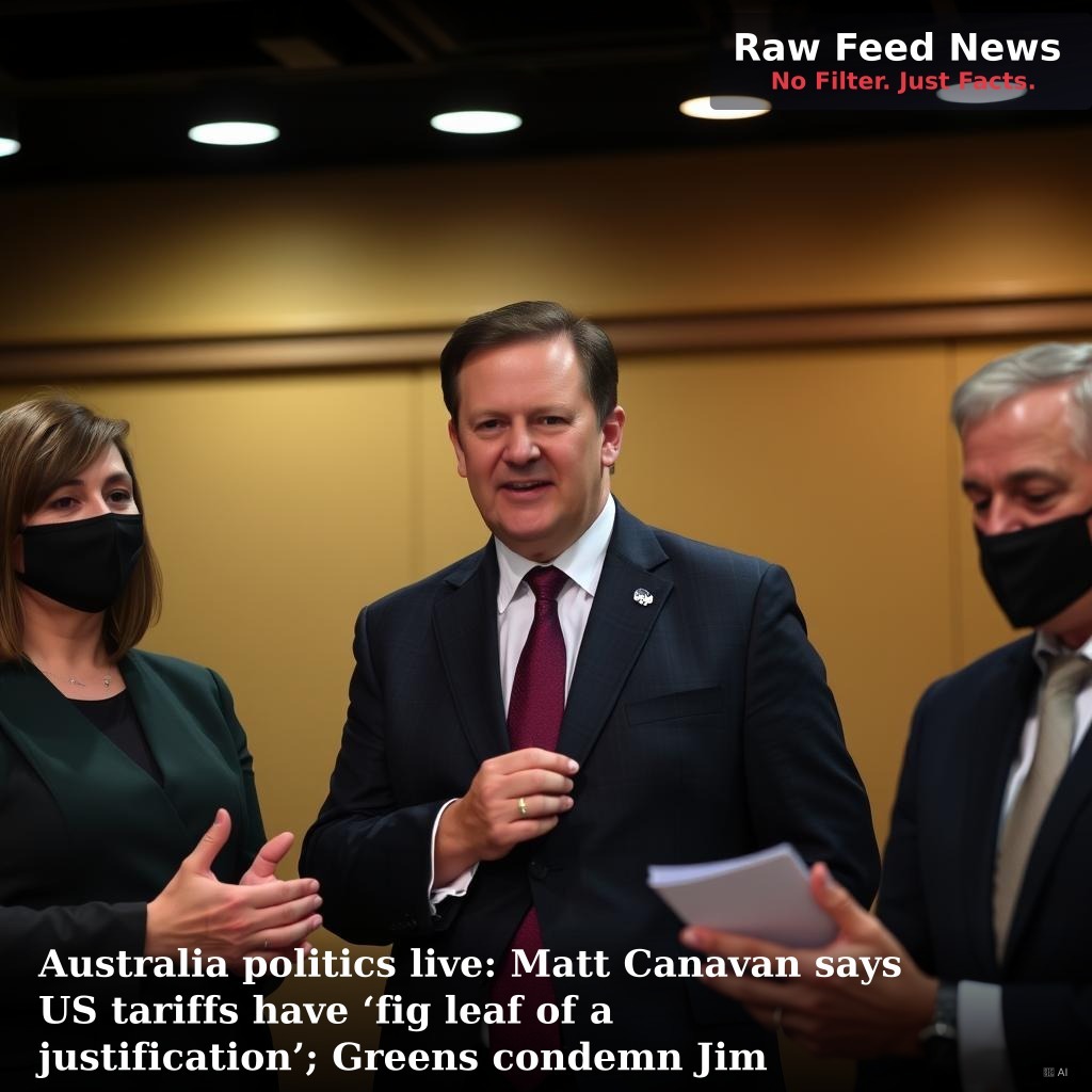 Australia politics live: Matt Canavan says US tariffs have ‘fig leaf of a justification’; Greens condemn Jim Chalmers’ ‘Henry VIII powers’