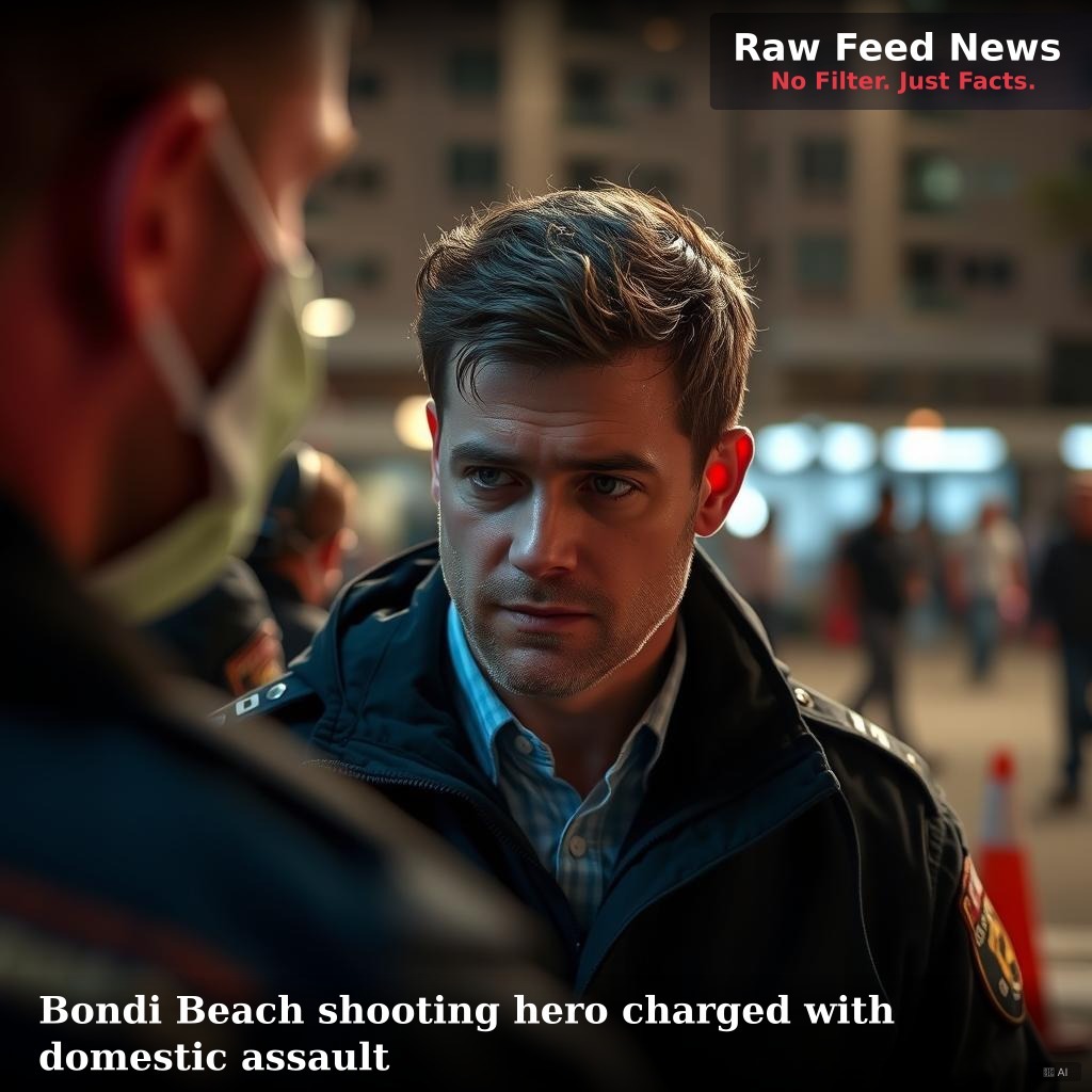 Bondi Beach shooting hero charged with domestic assault