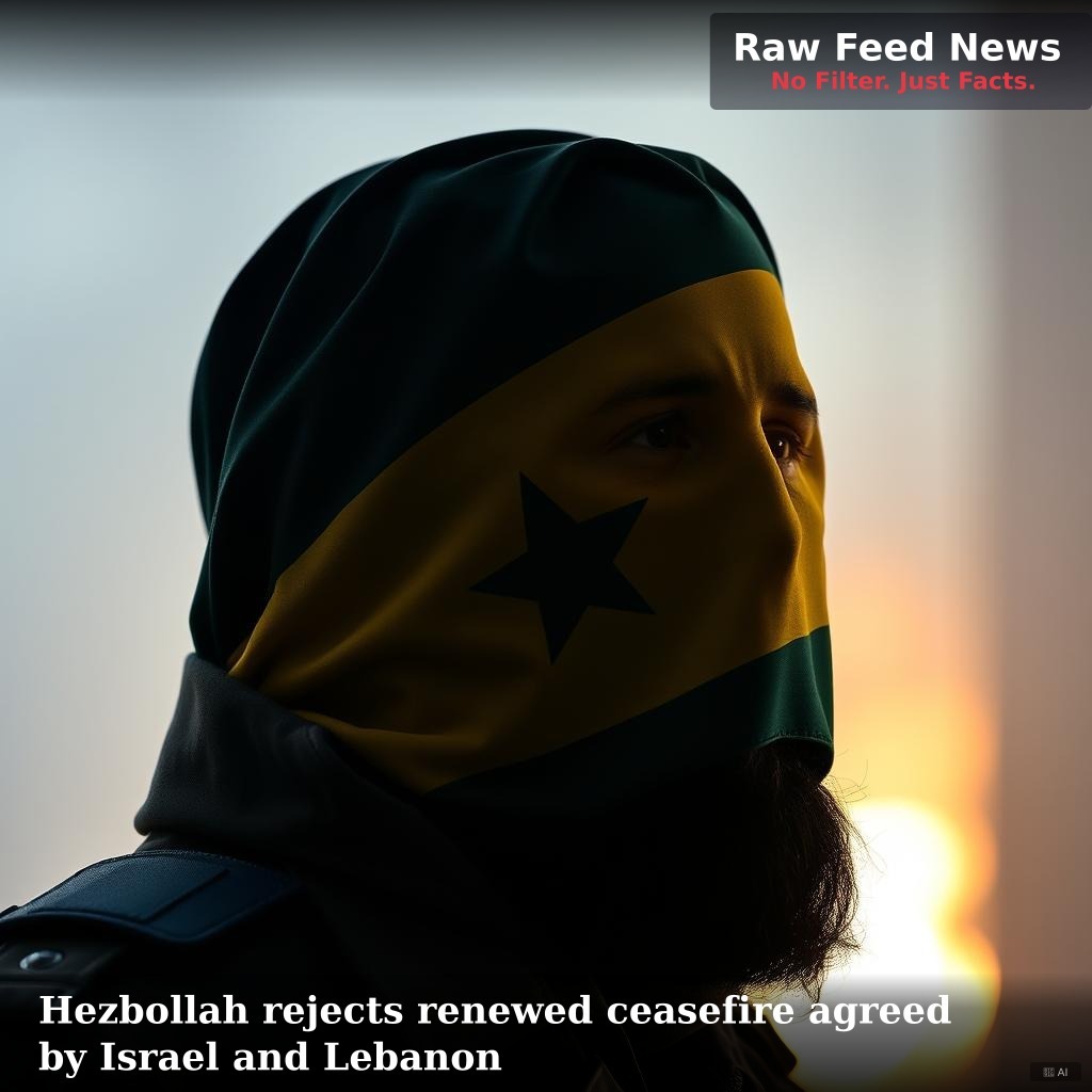 Hezbollah rejects renewed ceasefire agreed by Israel and Lebanon