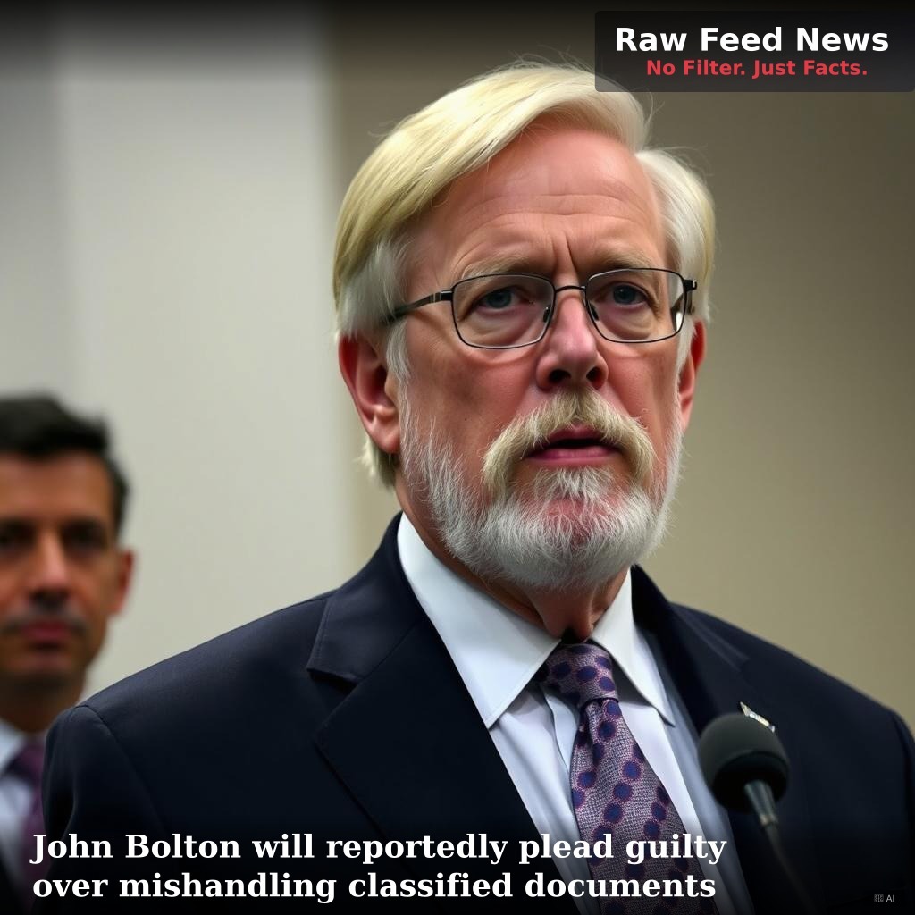 John Bolton will reportedly plead guilty over mishandling classified documents