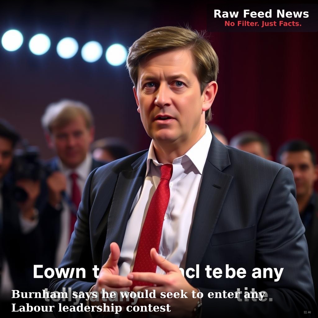 Burnham says he would seek to enter any Labour leadership contest