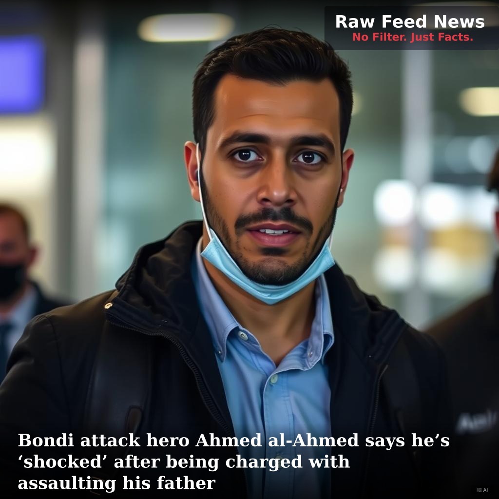 Bondi attack hero Ahmed al-Ahmed says he’s ‘shocked’ after being charged with assaulting his father