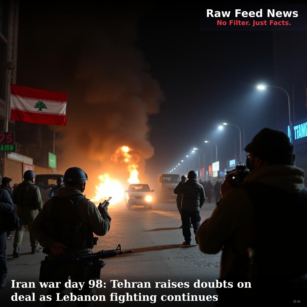 Iran war day 98: Tehran raises doubts on deal as Lebanon fighting continues