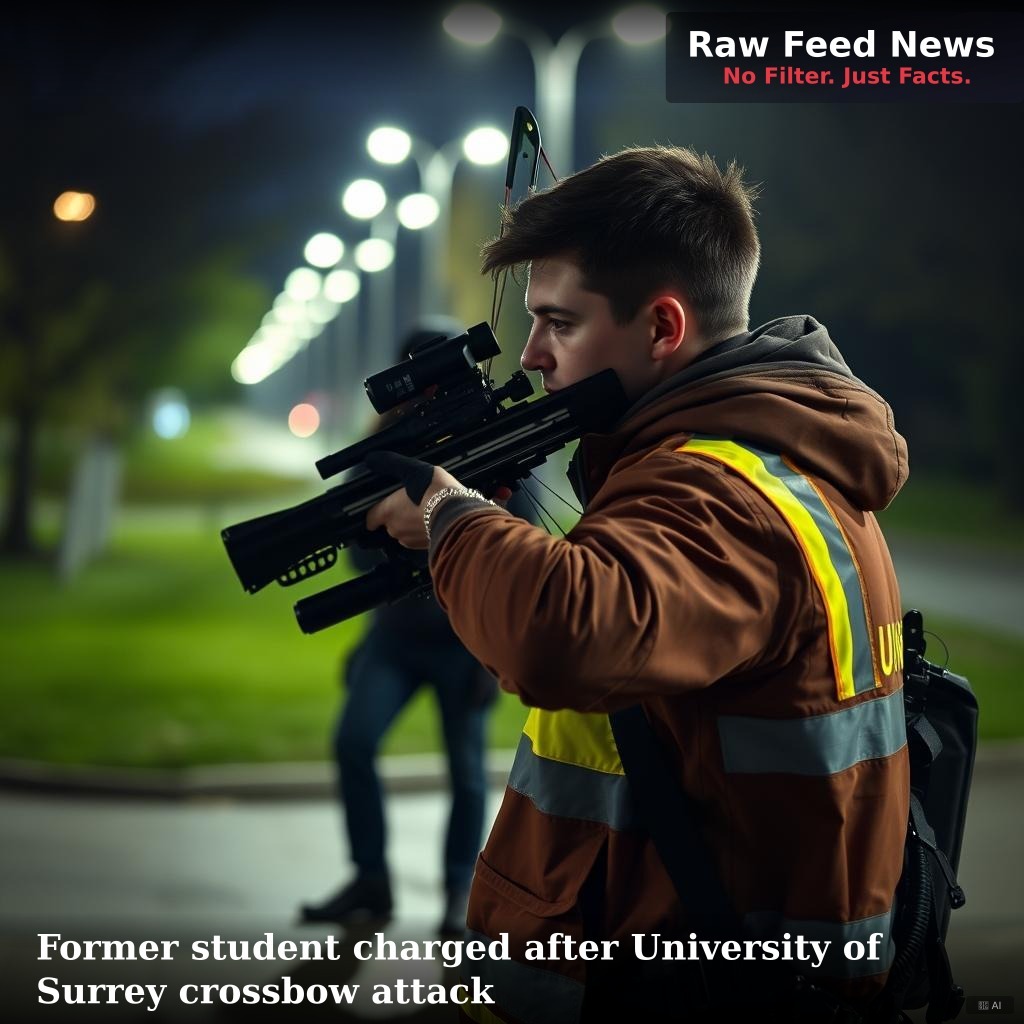 Former student charged after University of Surrey crossbow attack