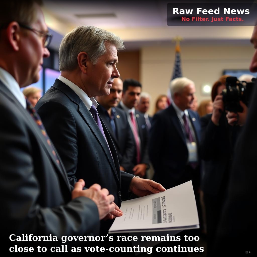 California governor’s race remains too close to call as vote-counting continues