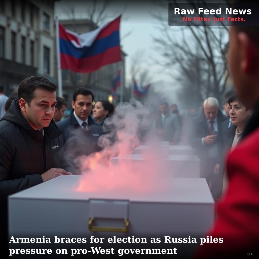 Armenia braces for election as Russia piles pressure on pro-West government