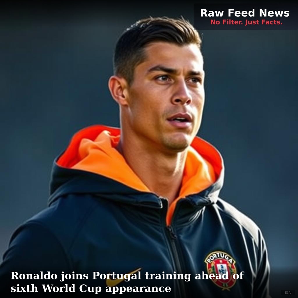 Ronaldo joins Portugal training ahead of sixth World Cup appearance
