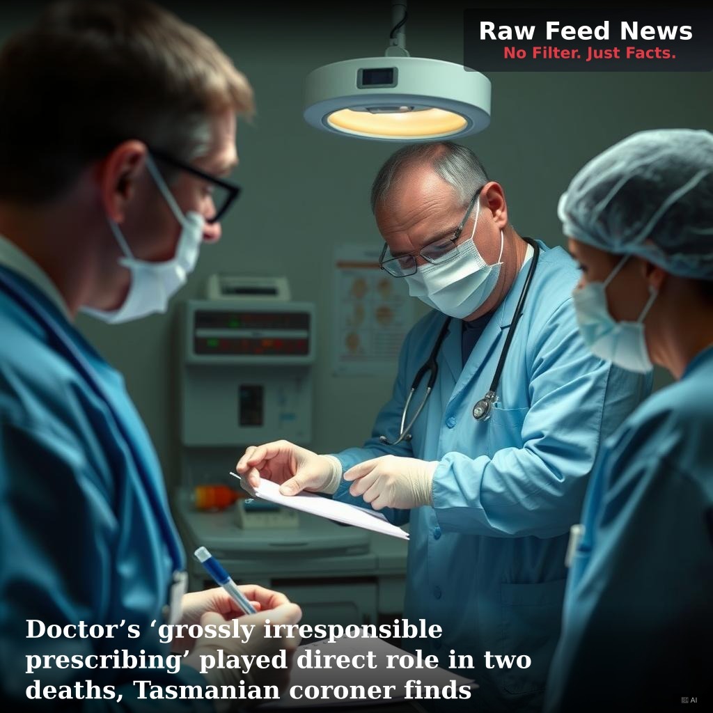 Doctor’s ‘grossly irresponsible prescribing’ played direct role in two deaths, Tasmanian coroner finds