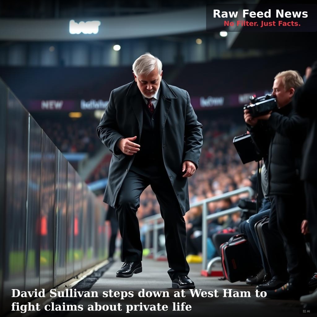 David Sullivan steps down at West Ham to fight claims about private life