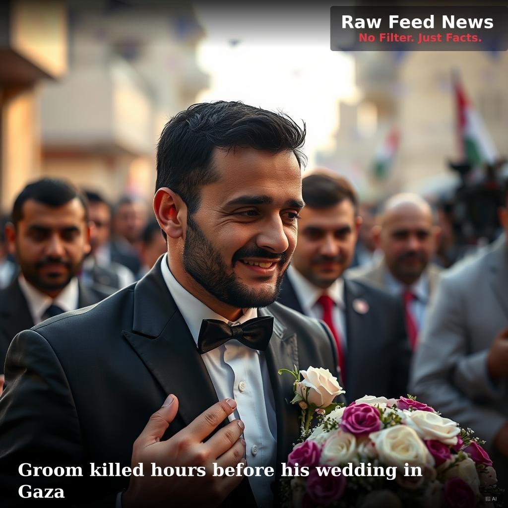 Groom killed hours before his wedding in Gaza