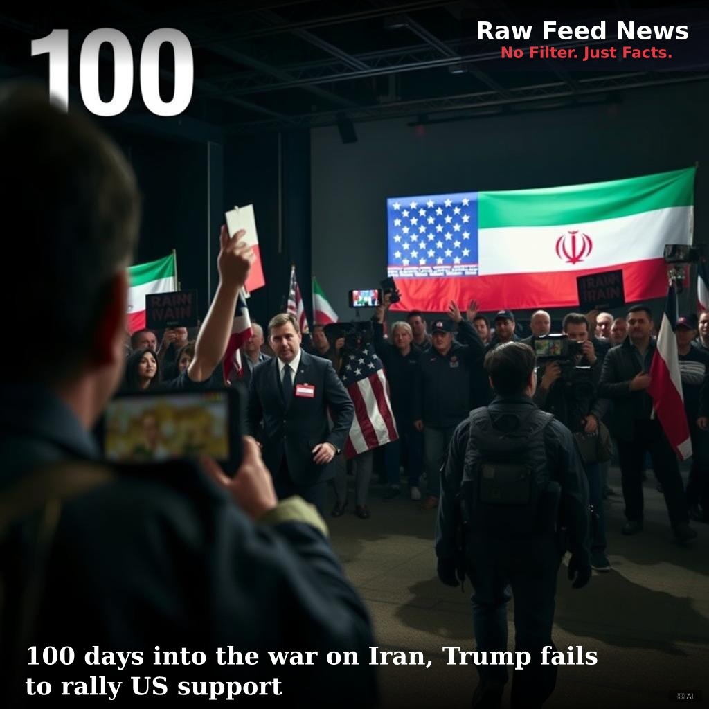 100 days into the war on Iran, Trump fails to rally US support
