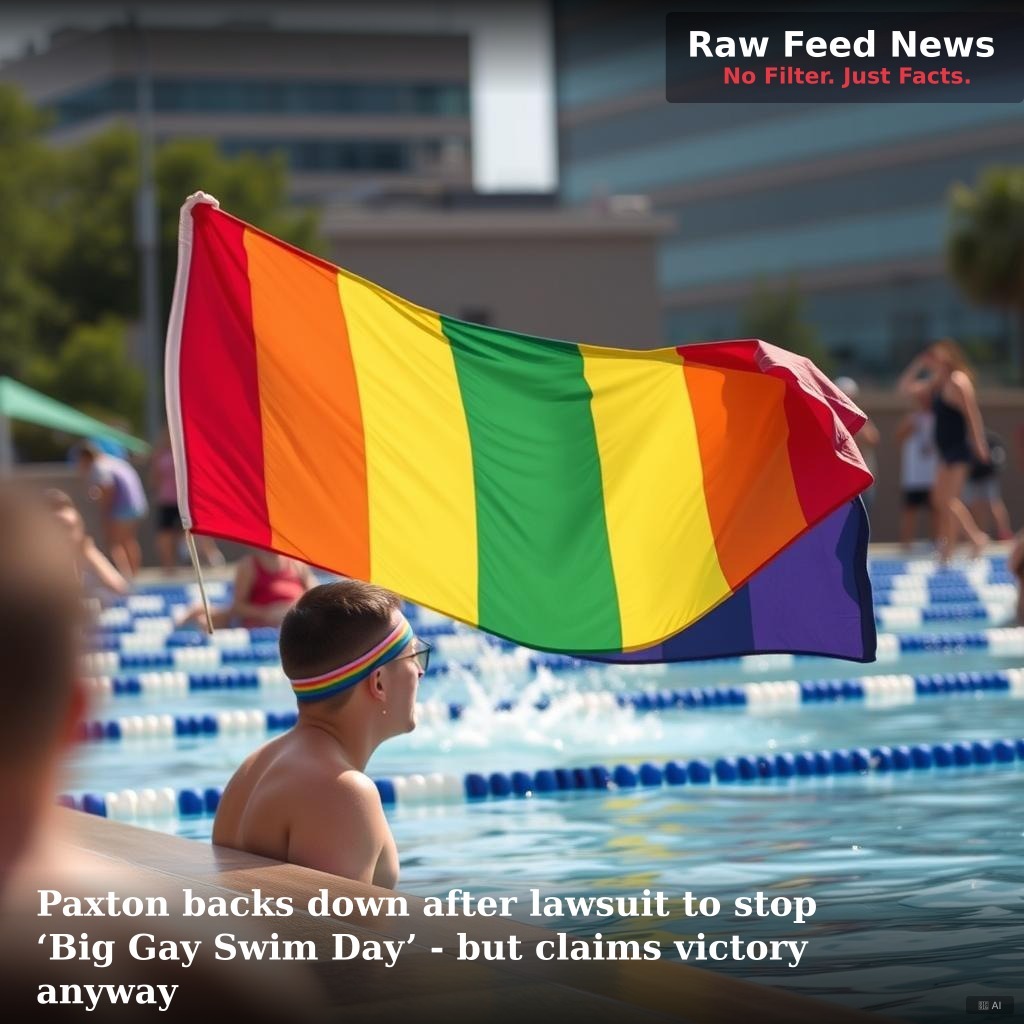 Paxton backs down after lawsuit to stop ‘Big Gay Swim Day’ - but claims victory anyway