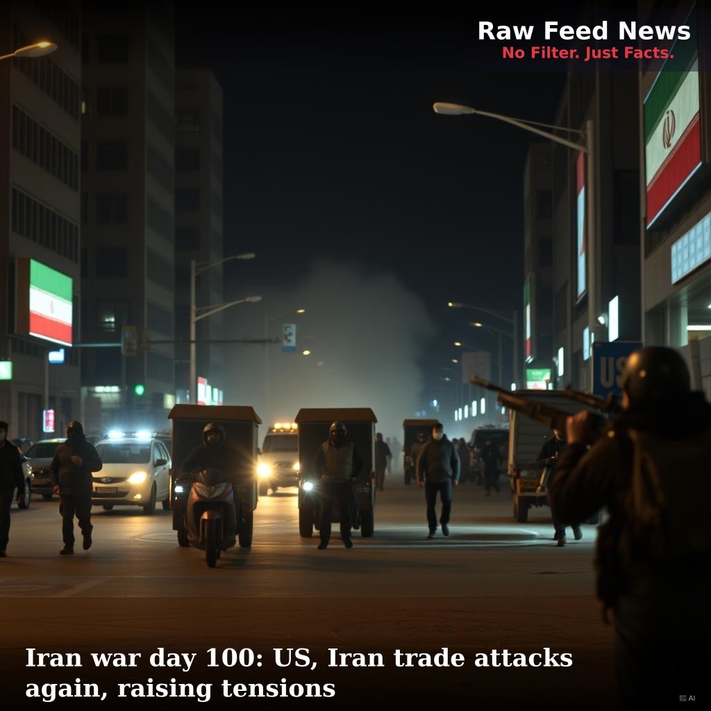 Iran war day 100: US, Iran trade attacks again, raising tensions