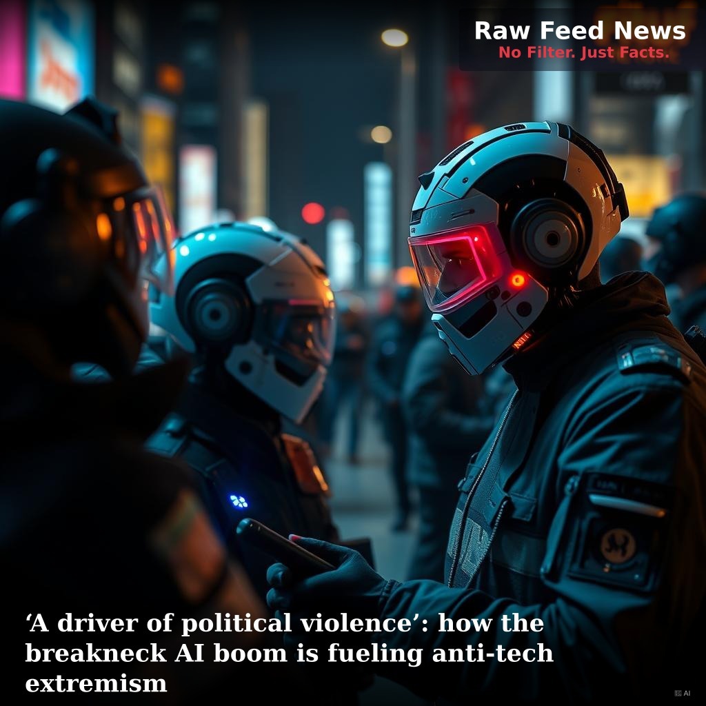 ‘A driver of political violence’: how the breakneck AI boom is fueling anti-tech extremism