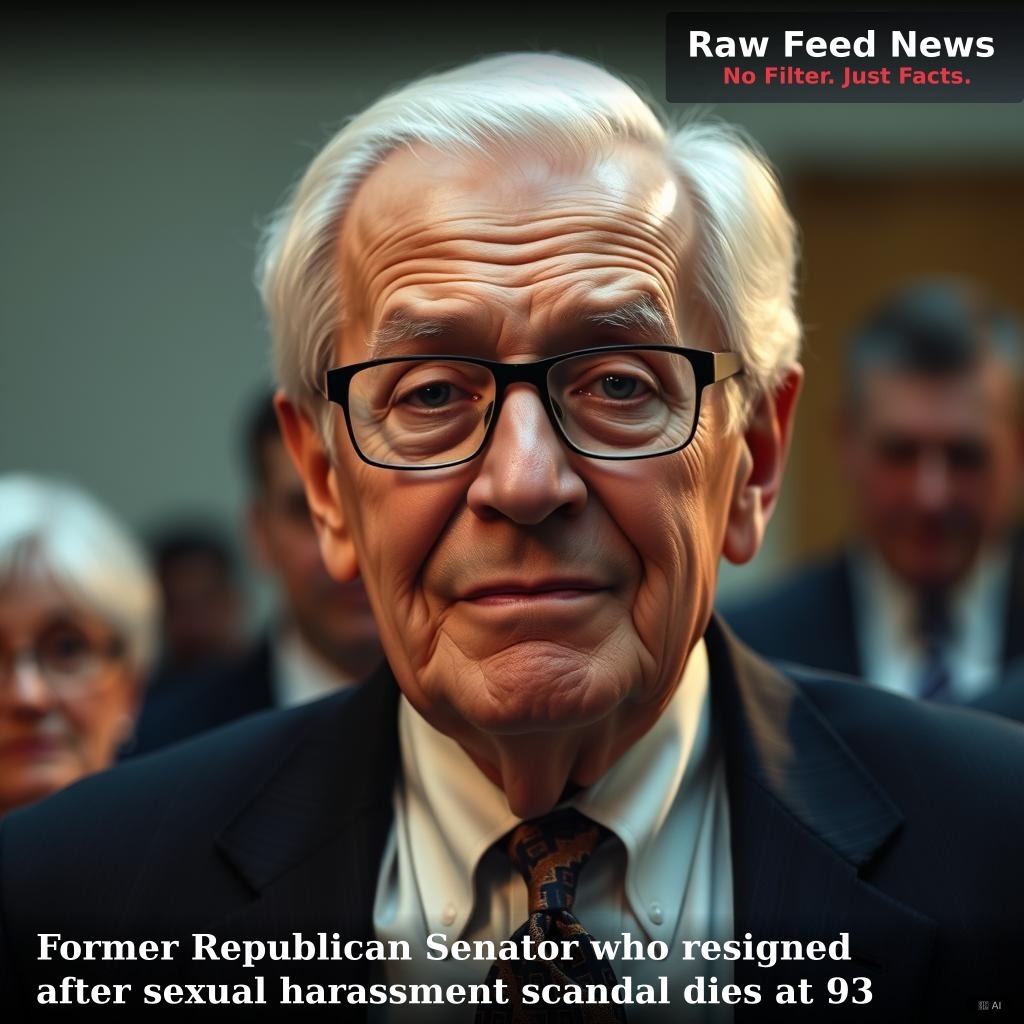 Former Republican Senator who resigned after sexual harassment scandal dies at 93
