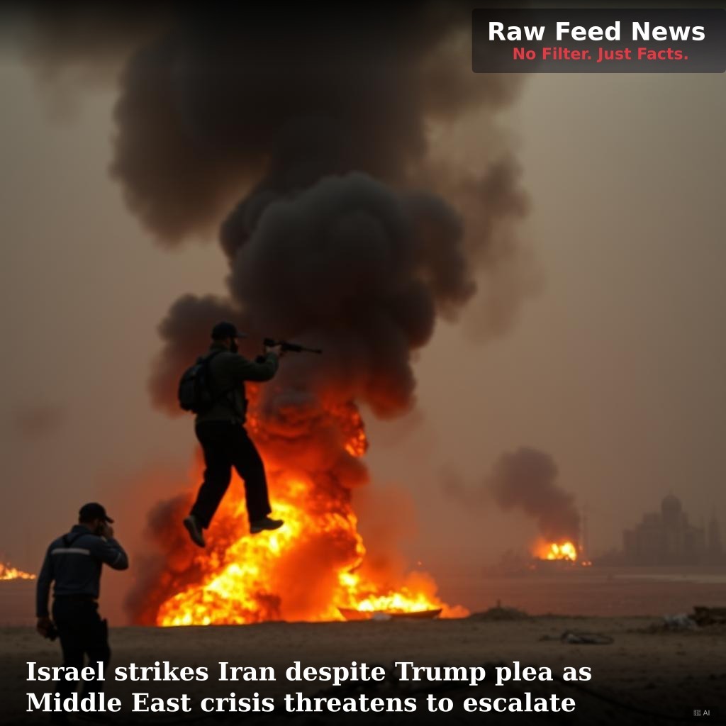 Israel strikes Iran despite Trump plea as Middle East crisis threatens to escalate