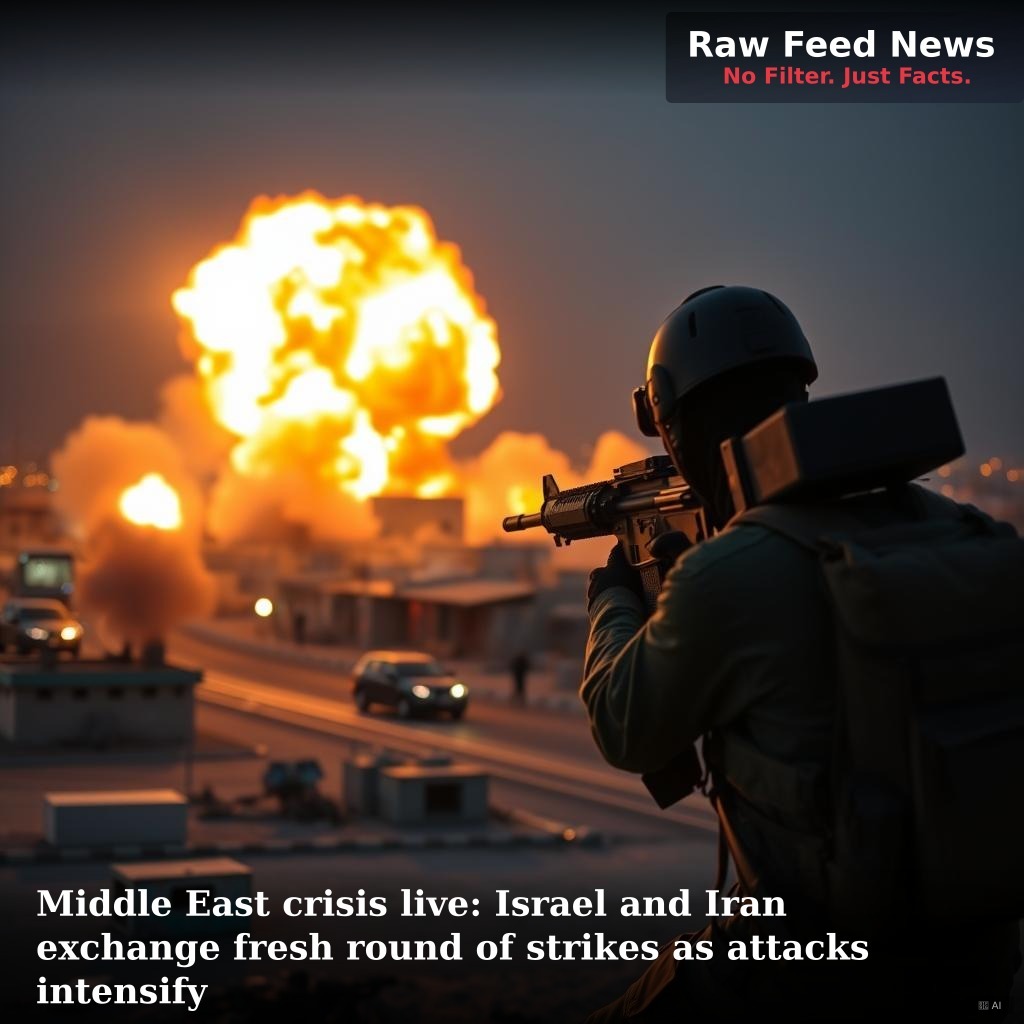 Middle East crisis live: Israel and Iran exchange fresh round of strikes as attacks intensify