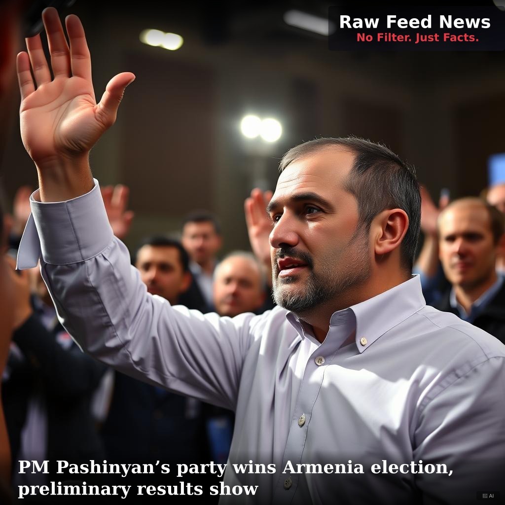 PM Pashinyan’s party wins Armenia election, preliminary results show