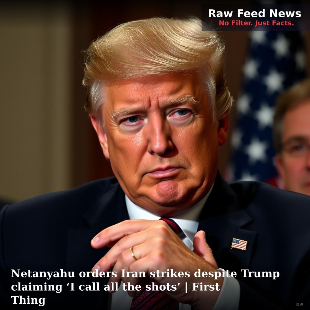 Netanyahu orders Iran strikes despite Trump claiming ‘I call all the shots’ | First Thing