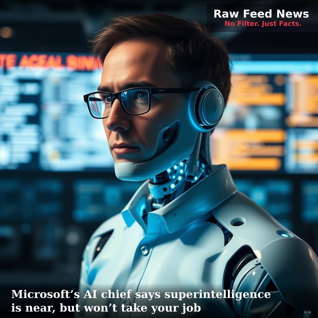 Microsoft’s AI chief says superintelligence is near, but won’t take your job