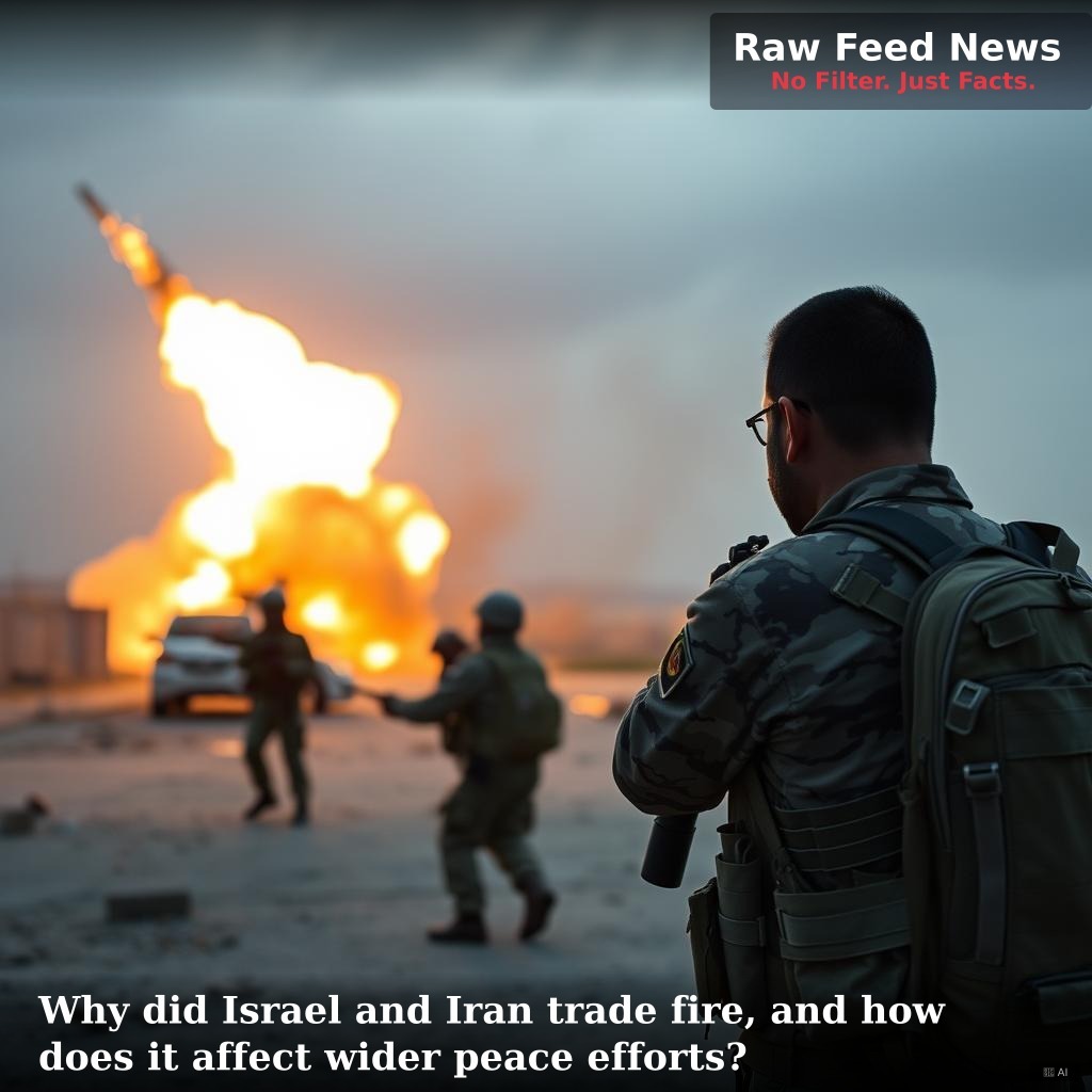 Why did Israel and Iran trade fire, and how does it affect wider peace efforts?