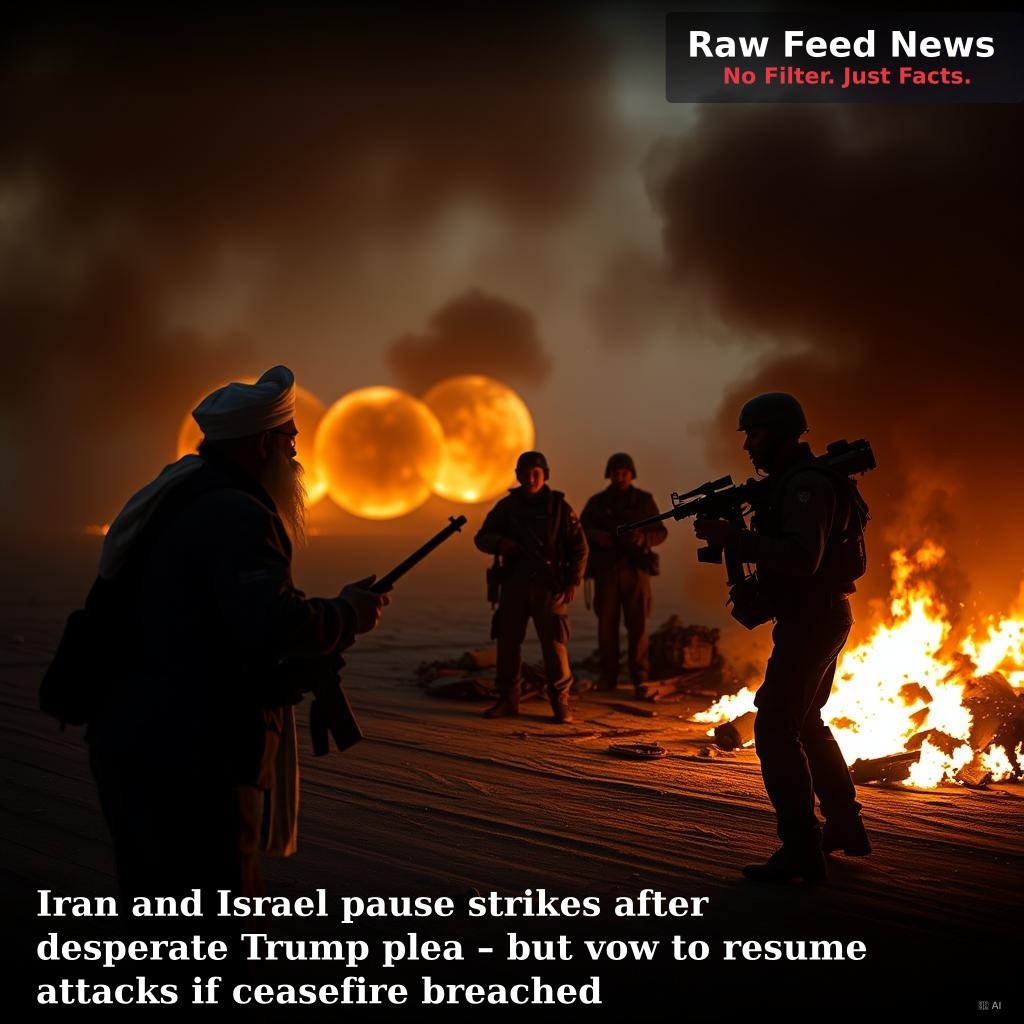 Iran and Israel pause strikes after desperate Trump plea – but vow to resume attacks if ceasefire breached