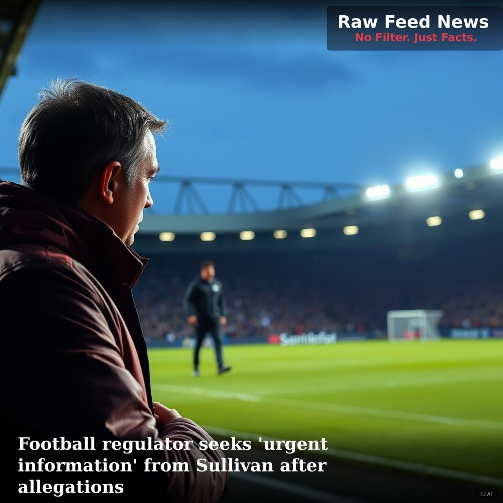 Football regulator seeks 'urgent information' from Sullivan after allegations