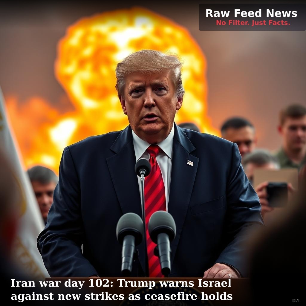Iran war day 102: Trump warns Israel against new strikes as ceasefire holds