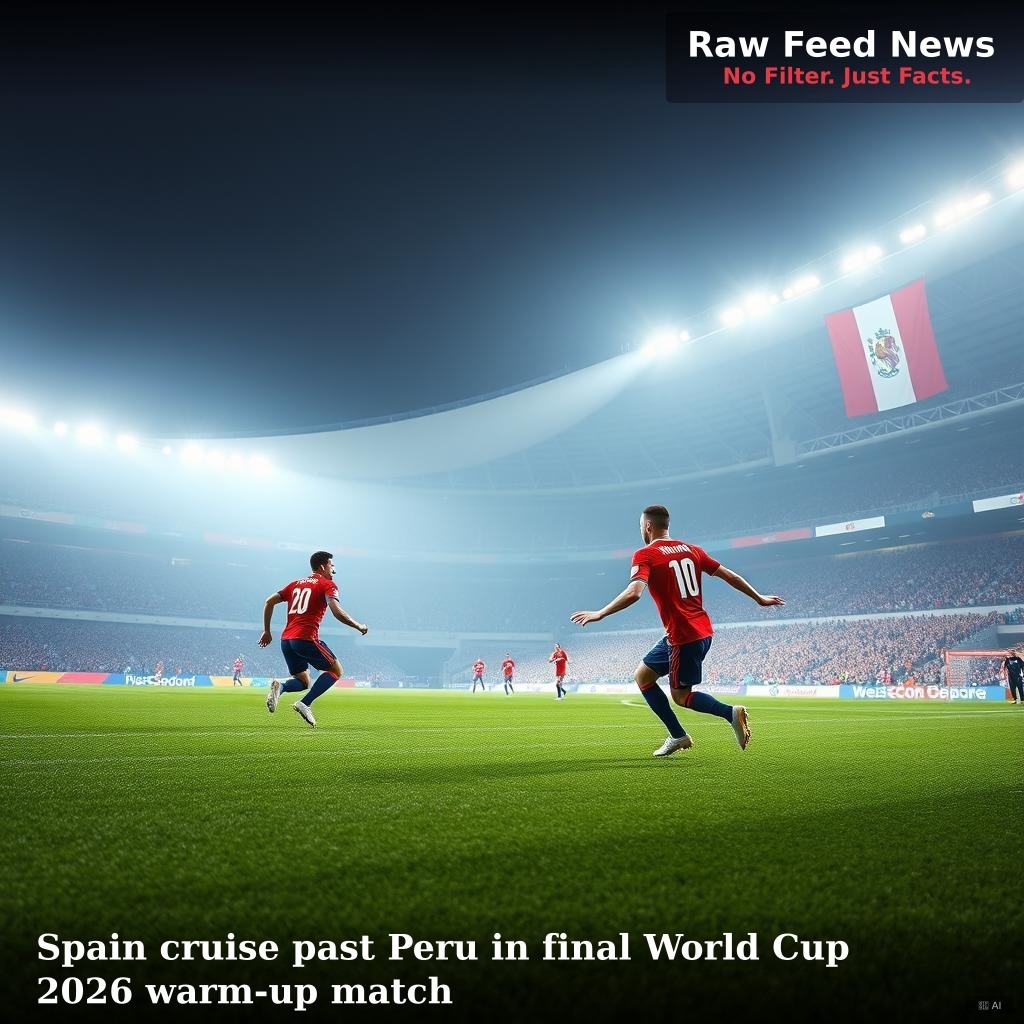 Spain cruise past Peru in final World Cup 2026 warm-up match