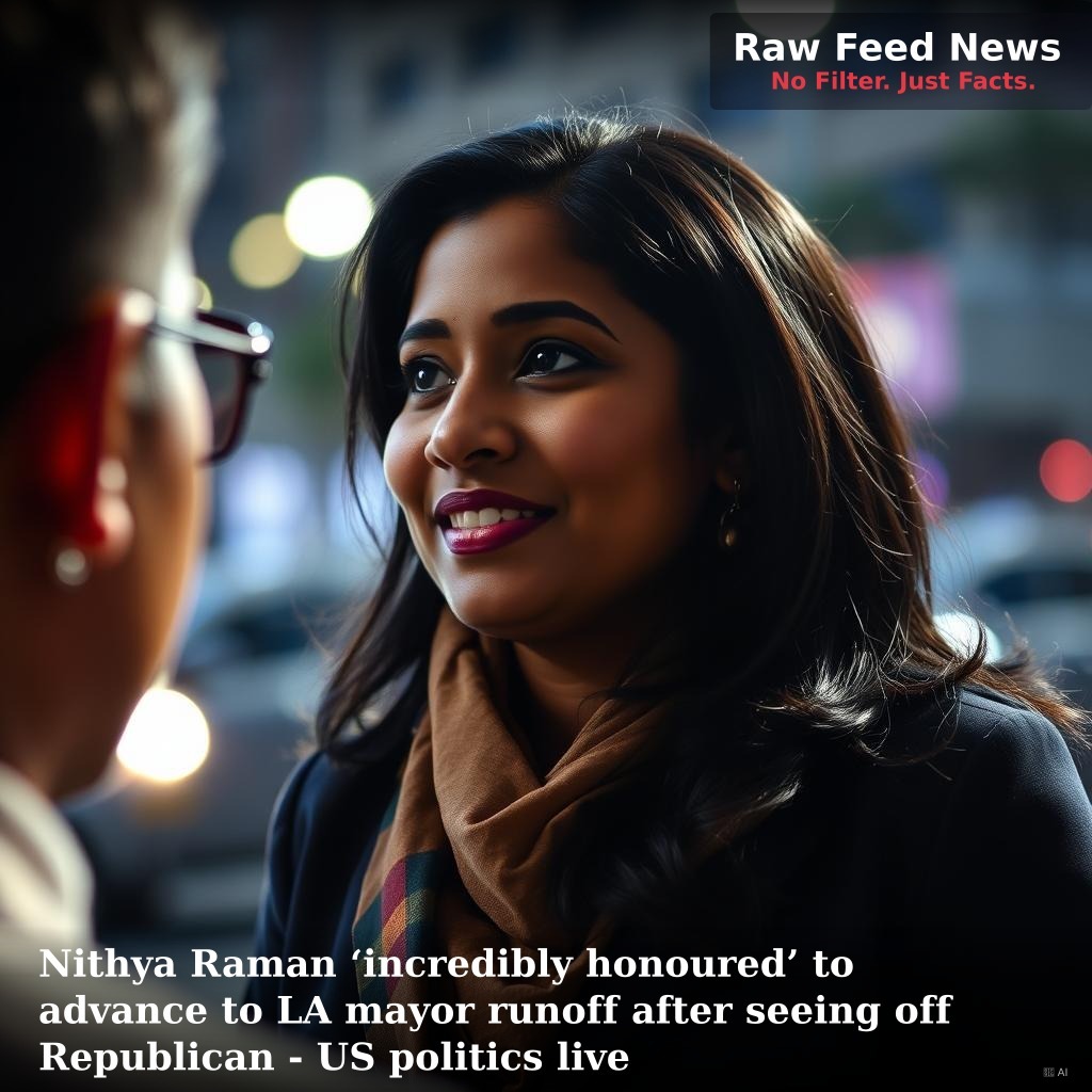 Nithya Raman ‘incredibly honoured’ to advance to LA mayor runoff after seeing off Republican - US politics live