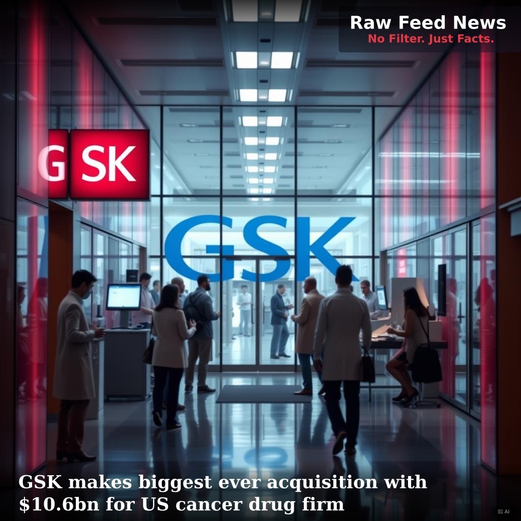 GSK makes biggest ever acquisition with $10.6bn for US cancer drug firm