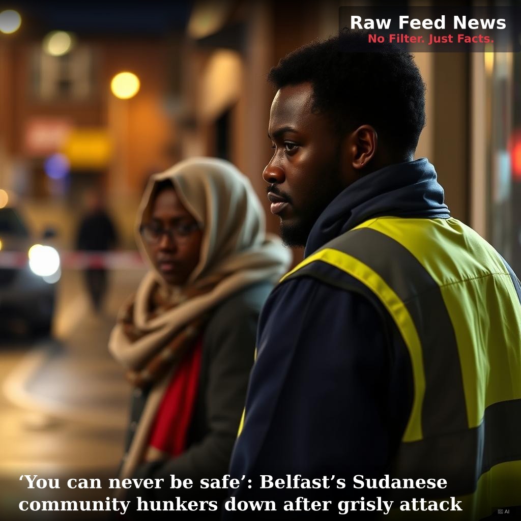 ‘You can never be safe’: Belfast’s Sudanese community hunkers down after grisly attack