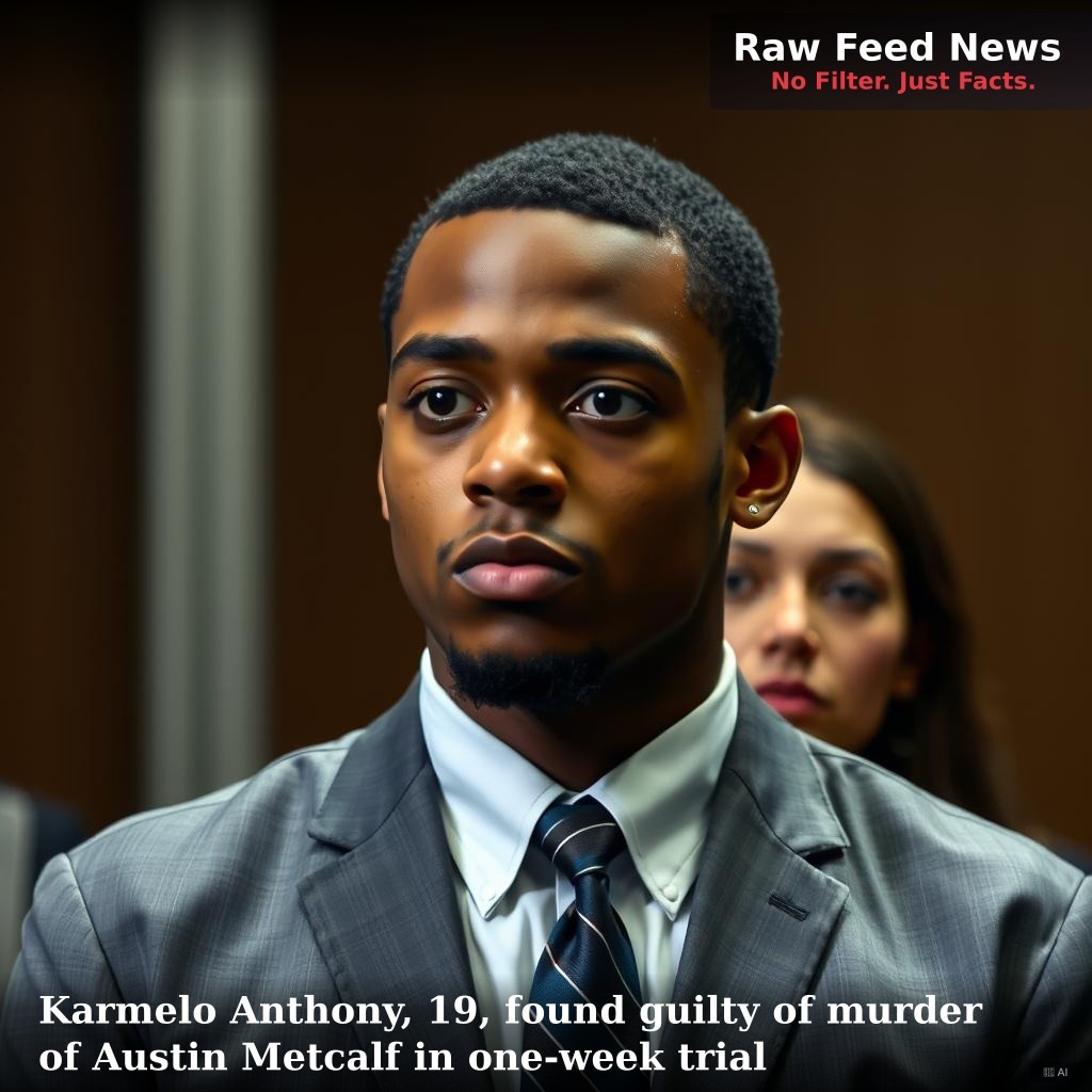 Karmelo Anthony, 19, found guilty of murder of Austin Metcalf in one-week trial